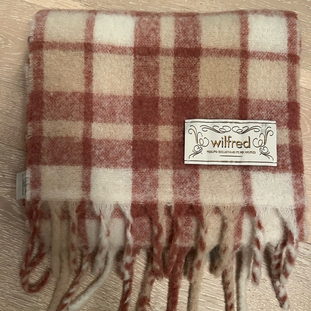 Wilfred Soft Pink and Cream Scarf